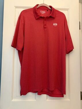 Columbia Men's Deep Red Golf Shirt
